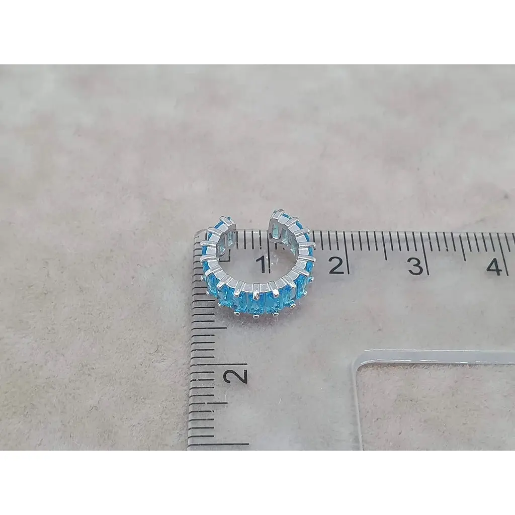 Срібна сережка-кафф на хелікс Umax. 70124U ГОЛ - фото 4