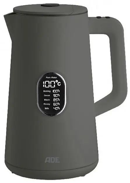 Чайник з налаштуванням температури ADE KG 2100-3 сірий