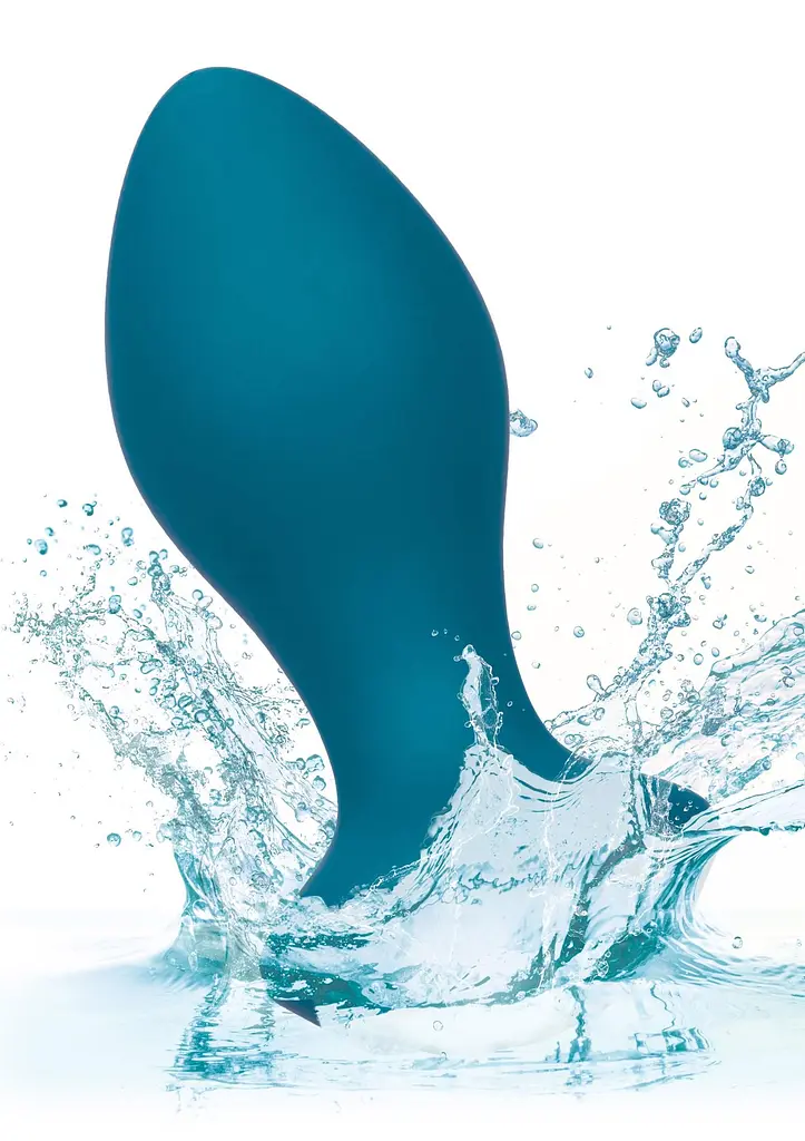 Анальная пробка Power Gem Vibrating Crystal Probe 10.7 см (синий) - фото 5