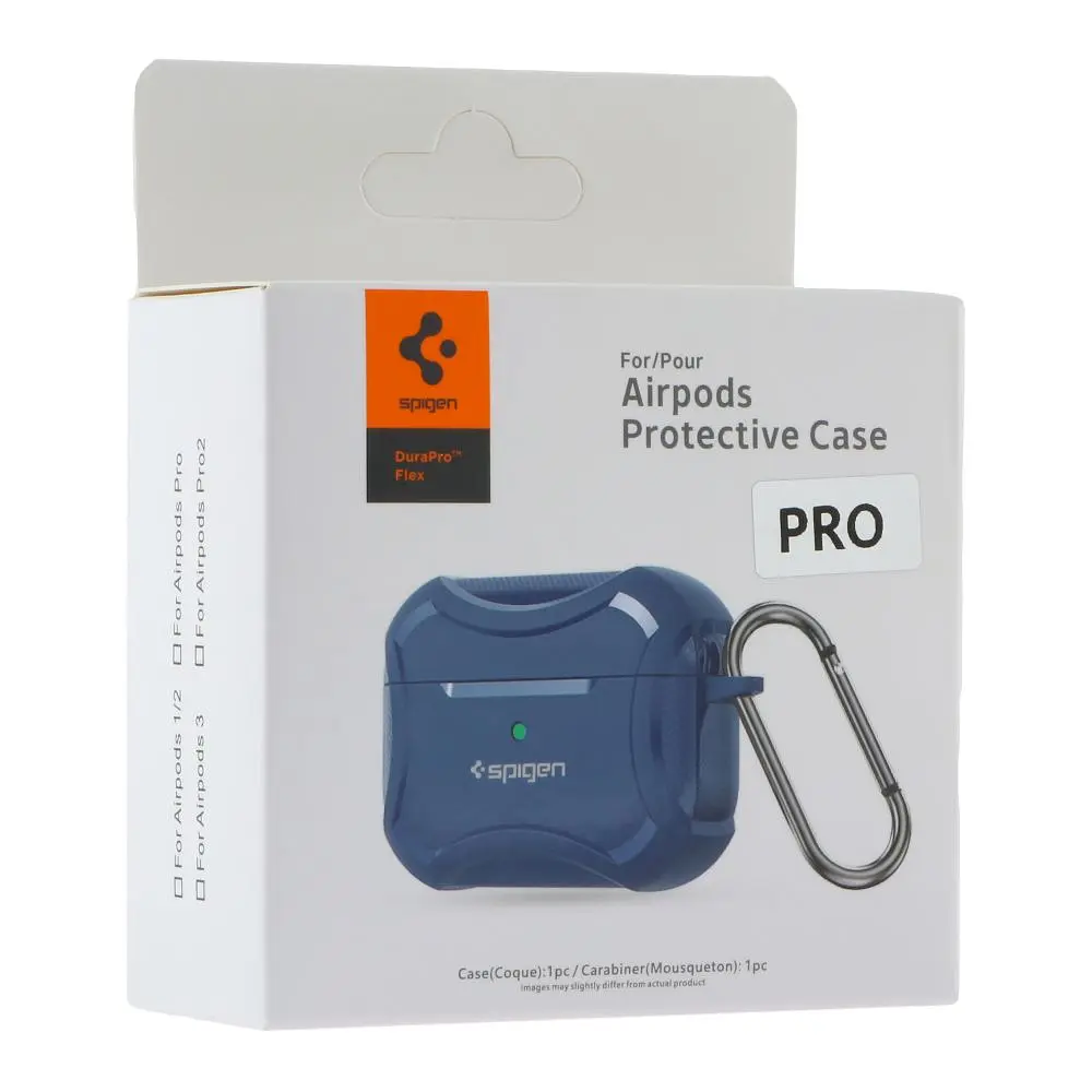 Футляр із карабіном Spigen DuraPro Flex Airpods Pro Blue (35269_3345645) - фото 2