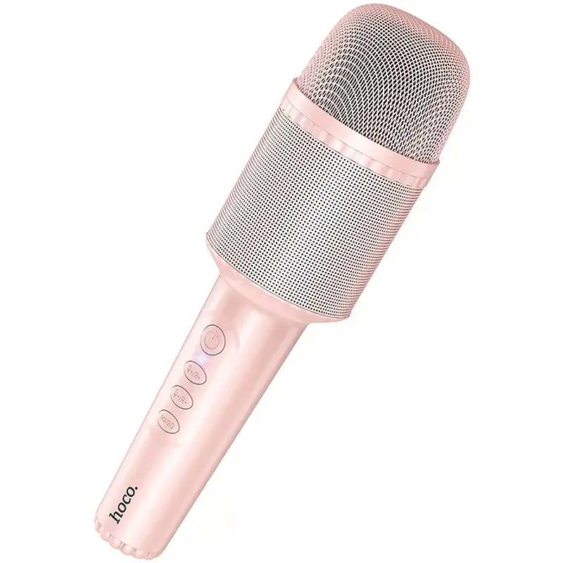 Караоке Мікрофон-колонка DBK1 Pink Hoco teh0029548 - фото 2