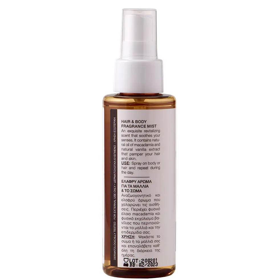 Міст BIOselect Hair and Body Fragrance Mist Exotic Passion Mcadamia & Vanilla для тіла та волосся 100 мл - фото 2