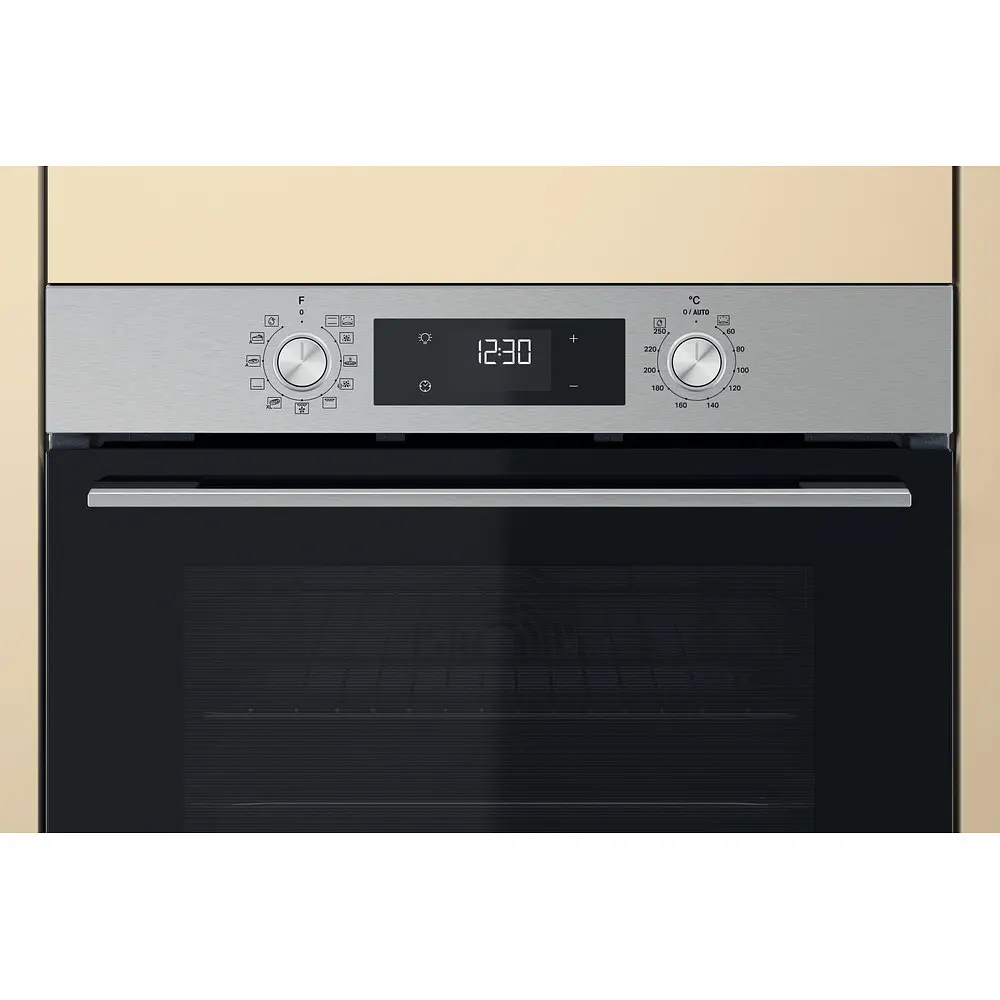Духова шафа Whirlpool електрична 71 л, A+, дисплей, конвекція, телескопічні напрямні, нержавіюча сталь - фото 6