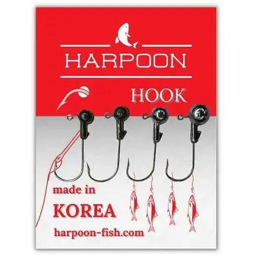 Джиг-головка HARPOON 4.5.7г №1/0 (3шт/уп)