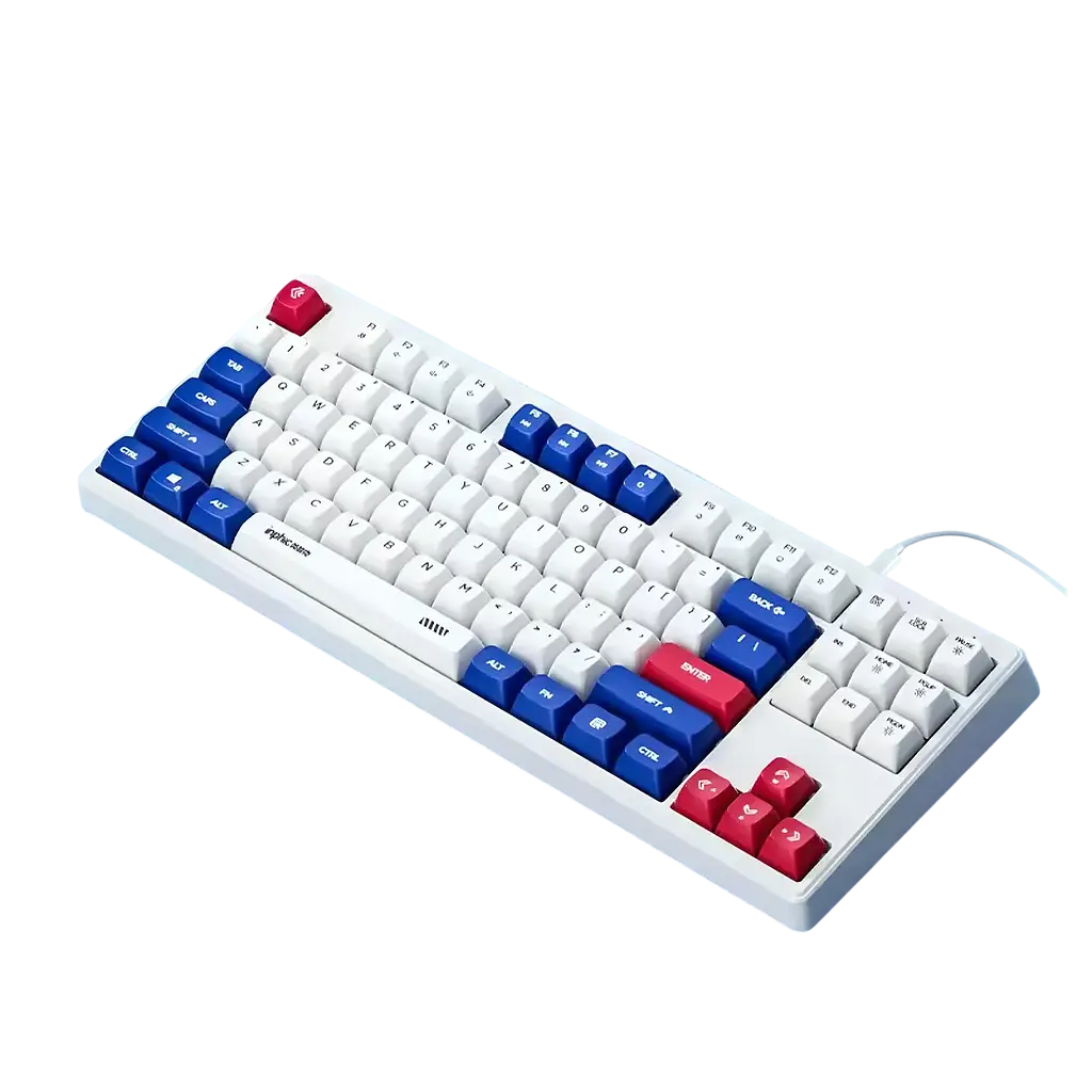 Клавіатура INPHIC K9 ENG White Blue - фото 2