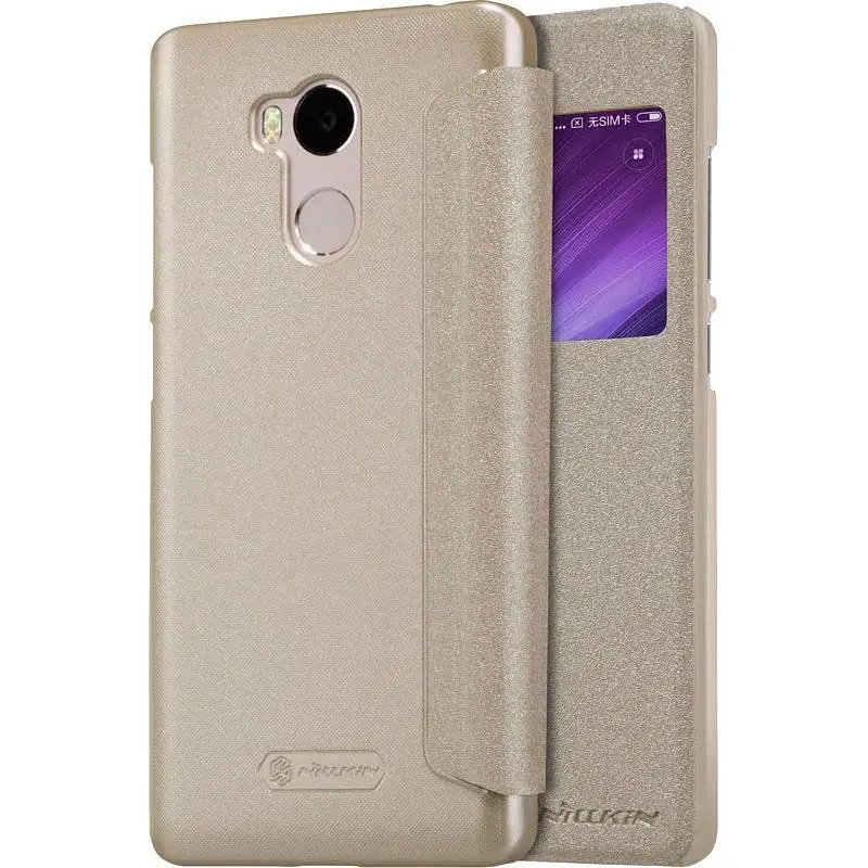 Чохол-книжка Nillkin Sparkle case Xiaomi Redmi 4 Prime Gold - фото 7