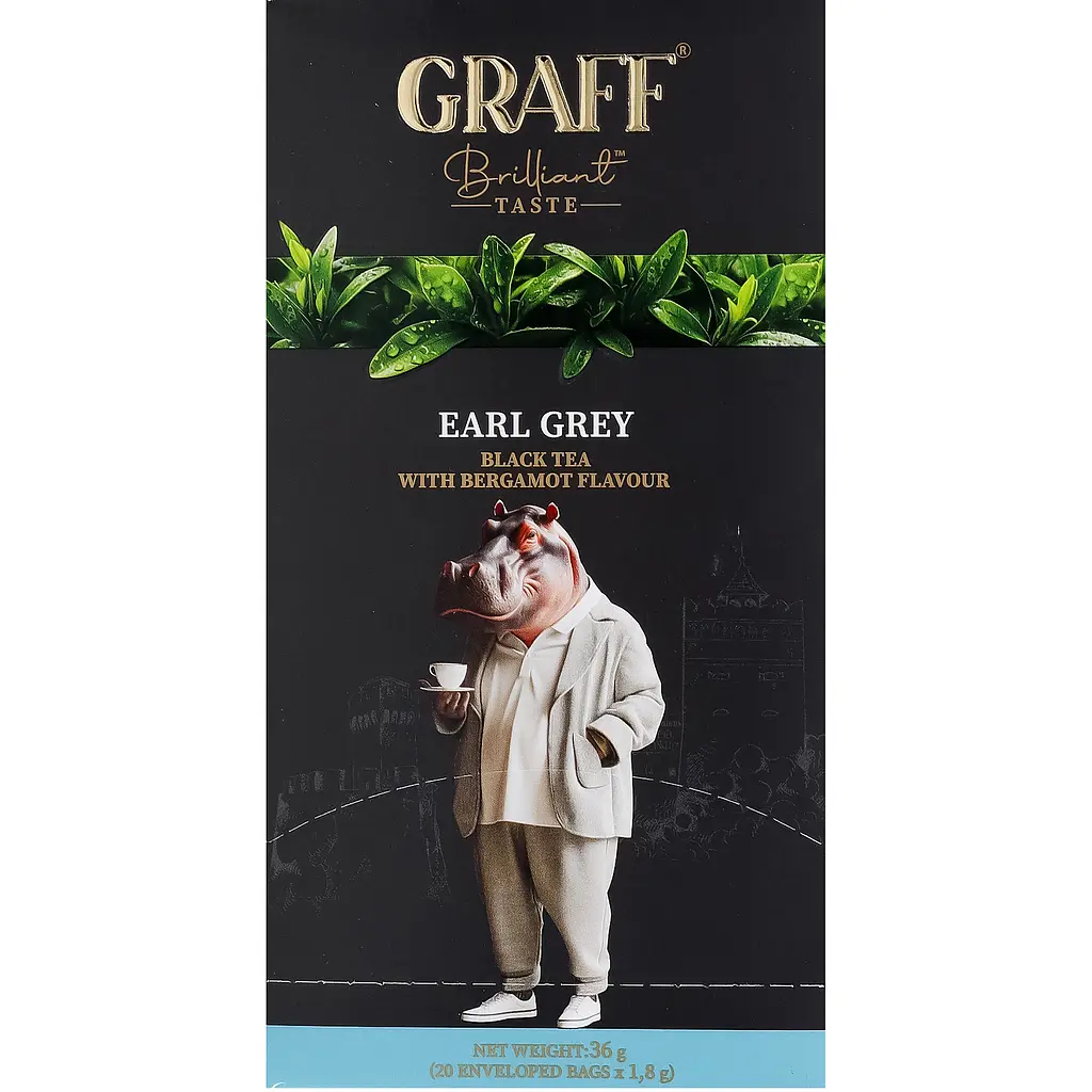 Чай чорний байховий Graff Earl Grey з ароматом бергамоту 36 г (20 шт. X 1.8 г) - фото 3