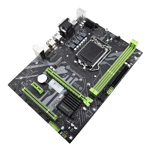 Материнська плата LGA1155, Huananzhi B75 PLUS M.2, B75, 2xDDR3, Int.Video (CPU), 1xSATA3 / 3xSATA2, 1xM.2, 1xPCI-E 3.0 x16, 1xPCI-E 2.0 x1, 1xPCI, Realtek 5.1, Realtek GLan, 4xUSB 3.0 / 6xUSB 2.0, VGA/HDMI, Micro ATX - фото 3