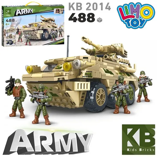 Конструктор KB 2014 LimoToy "Військова техніка" фігурки 424дет в коробці (6903317564538) - фото 2