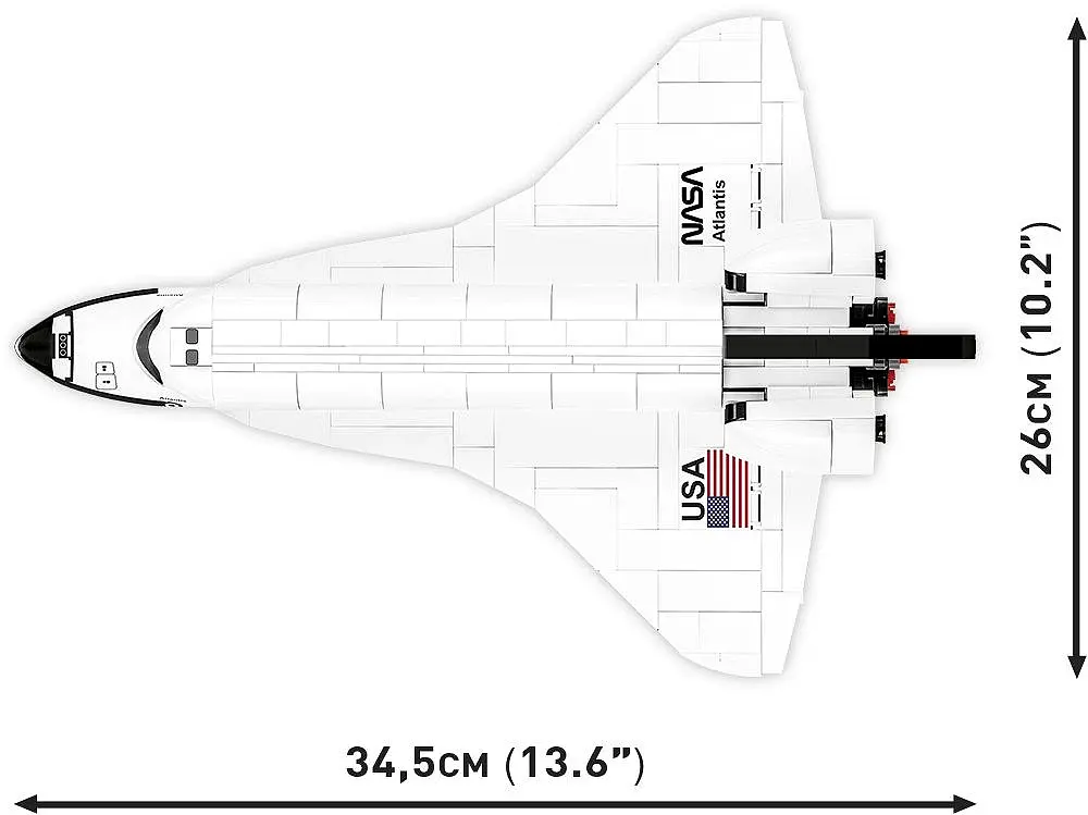 Конструктор СОВЫ космический шаттл Space Shuttle Atlantis 1930 - фото 3