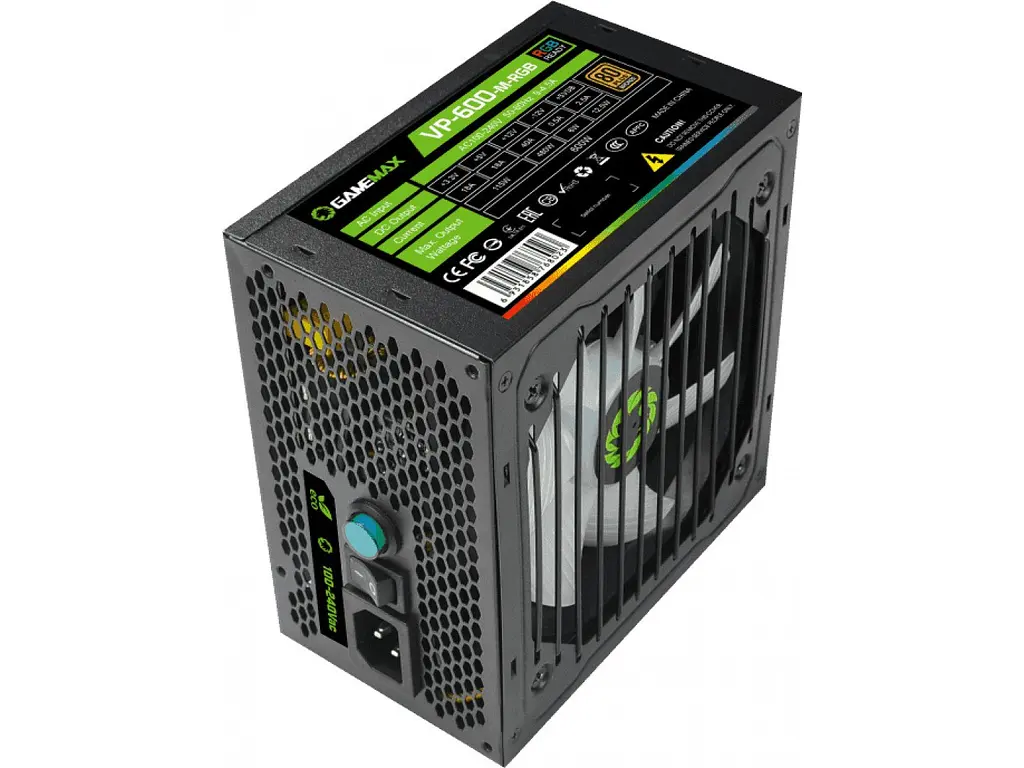 Блок живлення GameMax VP-600-M-RGB 600W (VP-600-M-RGB) - фото 3