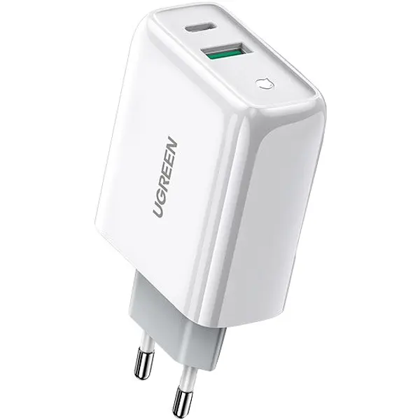 Сетевое зарядное устройство Ugreen CD170 36W White (60468) [99270] - фото 2