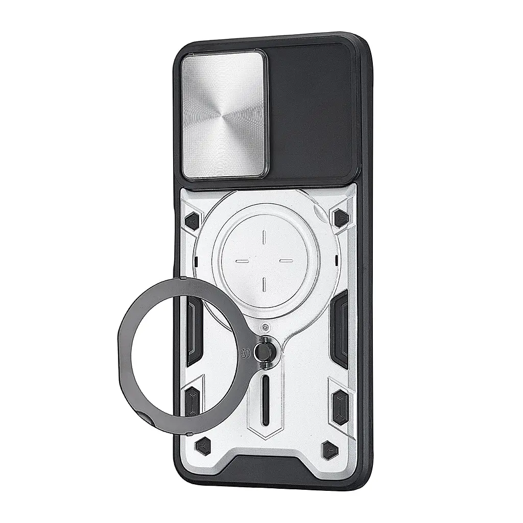 Чохол Full Protection JS Magnetic Xiaomi Redmi Note 12 5G/Poco X5 Silvery - фото 3
