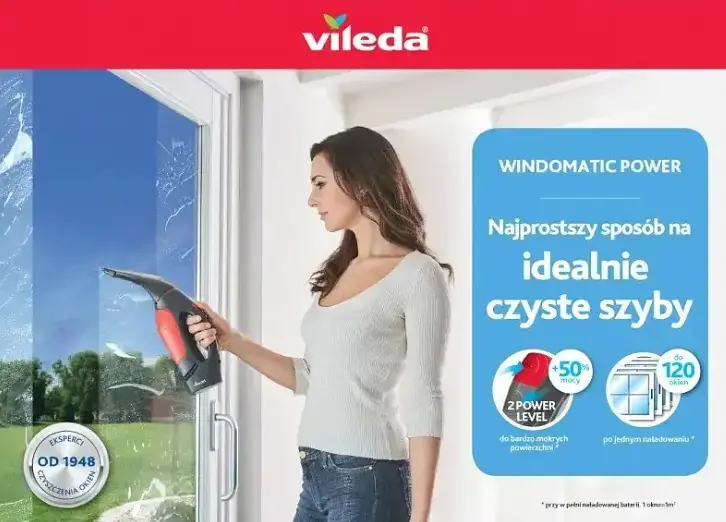 Акумуляторний склоочисник Windomatic Power Vileda - фото 8