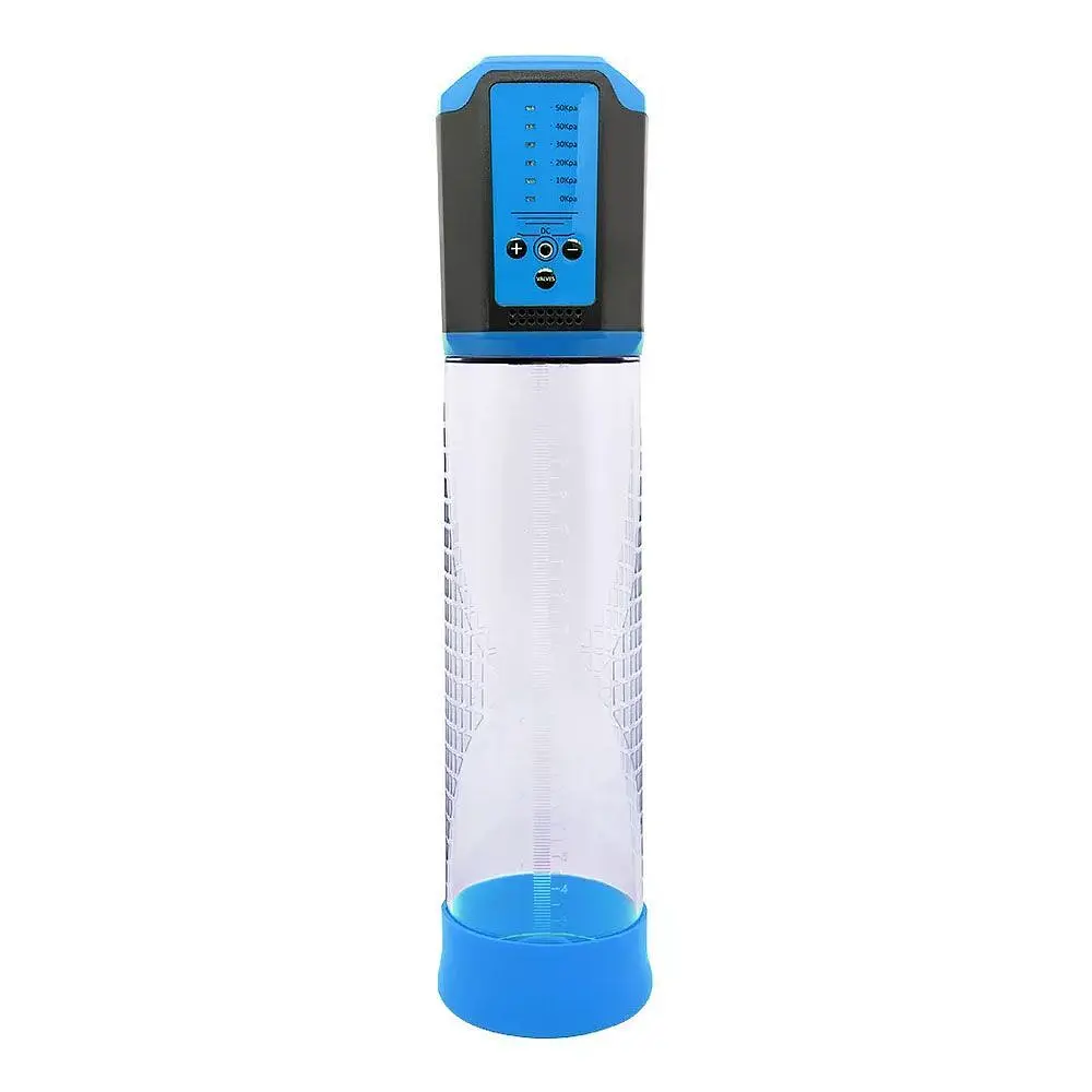 Вакуумна помпа Men Powerup Passion Enlargement system Blue автоматична перезаряджувана 5 режимів