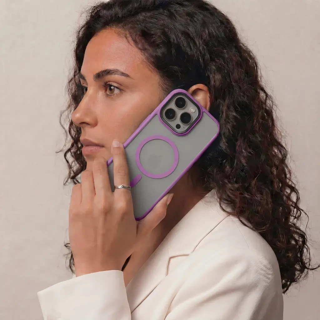 Чохол ArmorStandart Uniq MagSafe для Apple iPhone 16 Pro Violet - фото 5