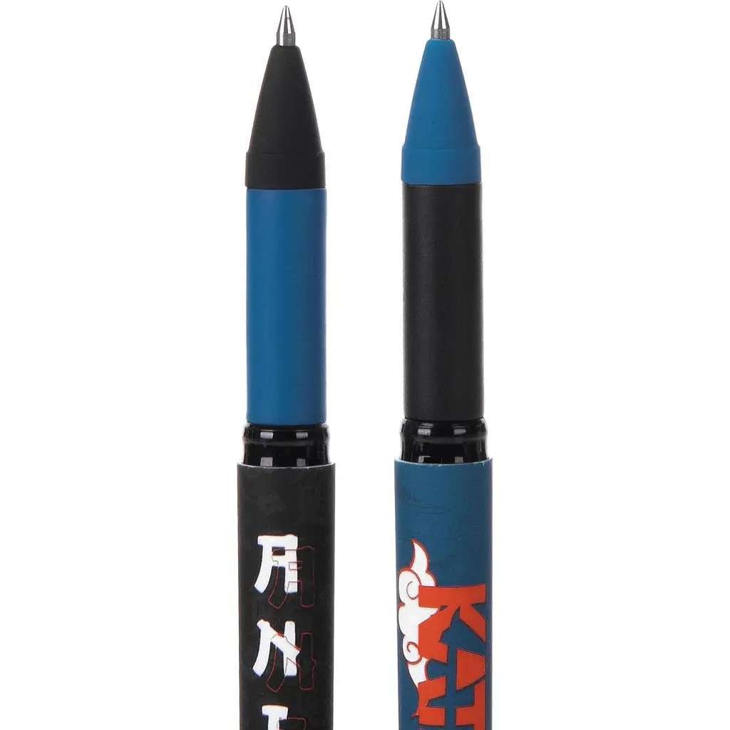 Набір гелевих ручок Yes Anime Katana 0.5 мм 4 шт. синій (450180) - фото 3