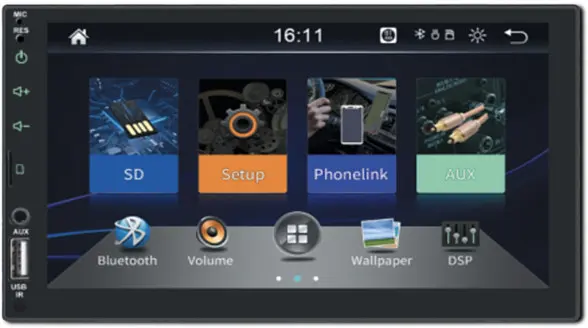 Автомагнітола 2DIN з екраном 8'' на Android Ram 2GB Storage 32GB XPRO 7723 (42990-7723A_1741) - фото 2