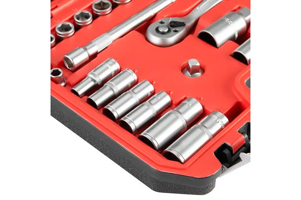 Набір інструментів Intertool RED 39 од., 3/8" (ET-9039) - фото 4