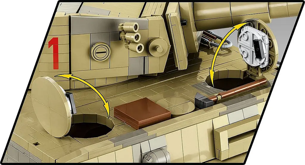Конструктор Cobi PzKpfw VI Тигр 131 масштаб 1:12, 8000 деталей (COBI-2801) - фото 8