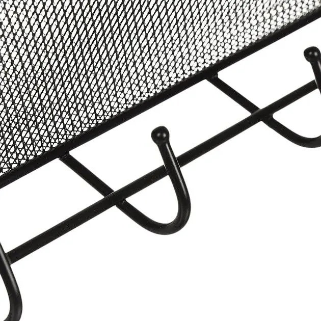 Полиця настінна Stenson TD01335-M 26x13x42.5 см 2 яруси чорна (25586) - фото 4