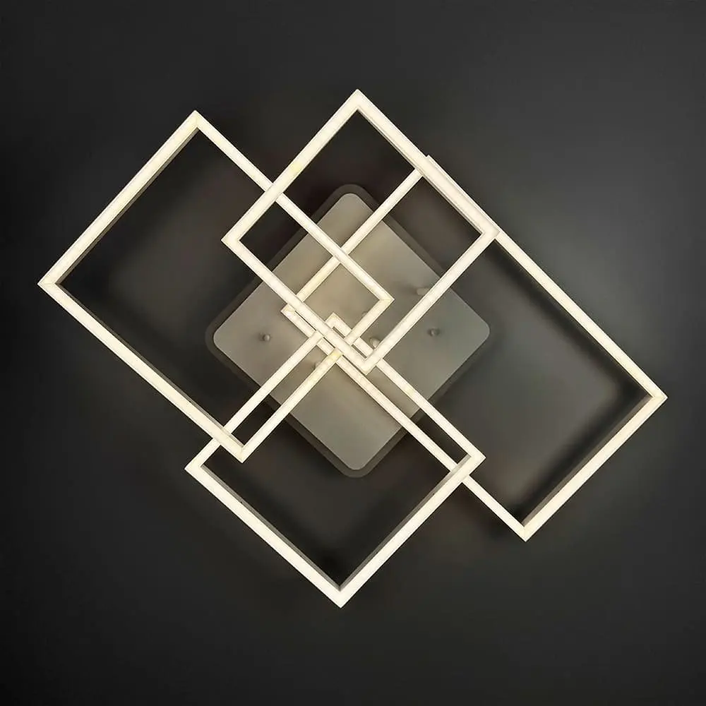 Светодиодная люстра Venida в белом корпусе 80х70 см Ст. A9040/4 RGB WT | Line F - фото 6