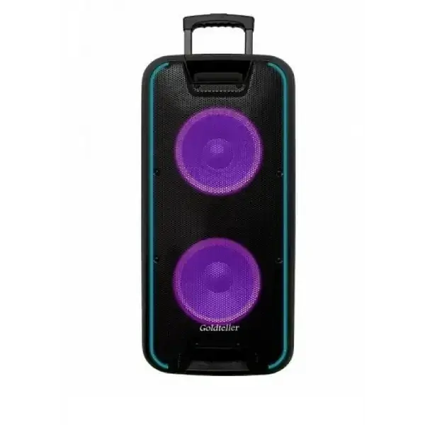 Акустична система Goldteller GT-6067 валіза з караоке 1800 mAh 120W Black (3_00449) - фото 2