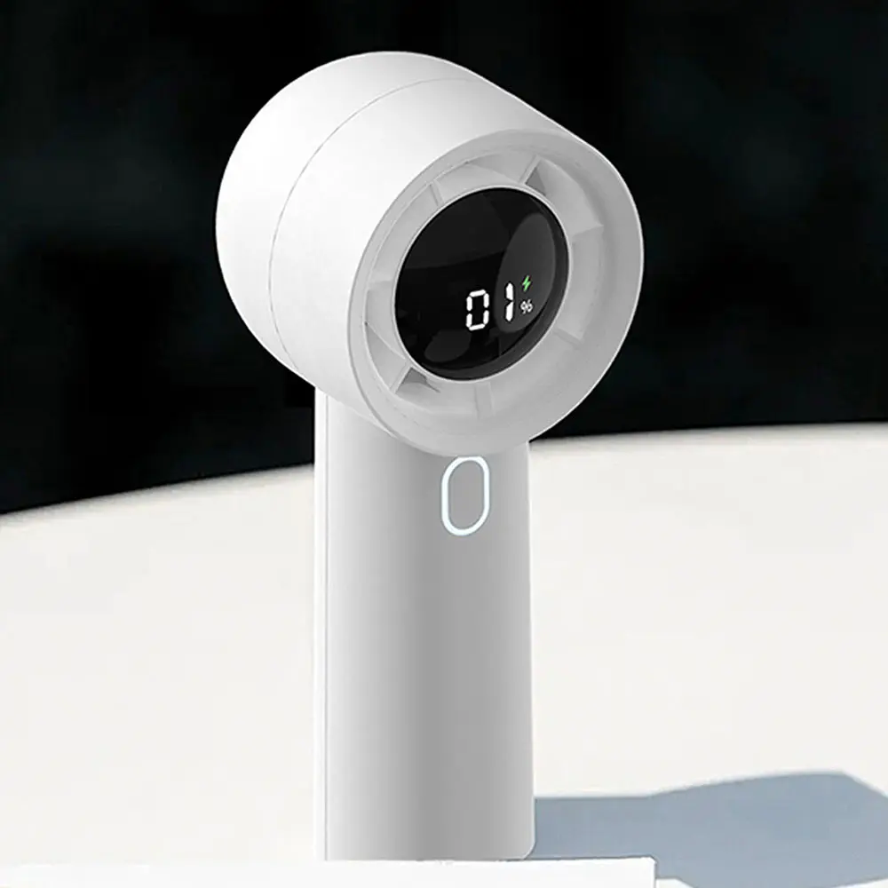 Портативний вентилятор Xiaomi Miwaing Handheld Fan LED (HX130) White - фото 2