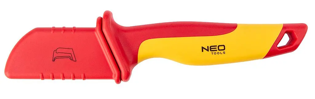 Neo Tools Нож монтерский, диэлектрический, для работ под напряжением 1000В, изогнутое лезвие, 180мм - фото 5