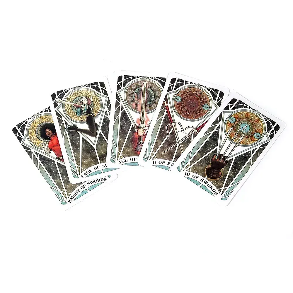 Карти Таро Tarot Deck Марвел Супергерої Marvel Superheroes 78 штук у комплекті 10 см - фото 4