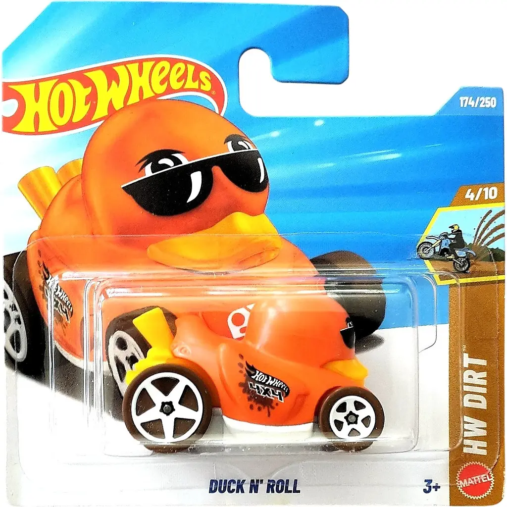 Базова машинка Hot Wheels HW Dirt Duck N Roll помаранчева (5785) JJK17-N521