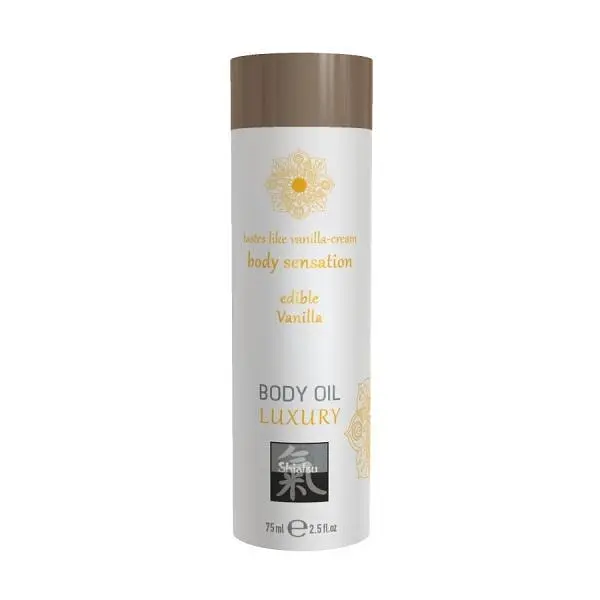 Масажна олія Shiatsu Luxury Body Oil Vanilla, 75 мл