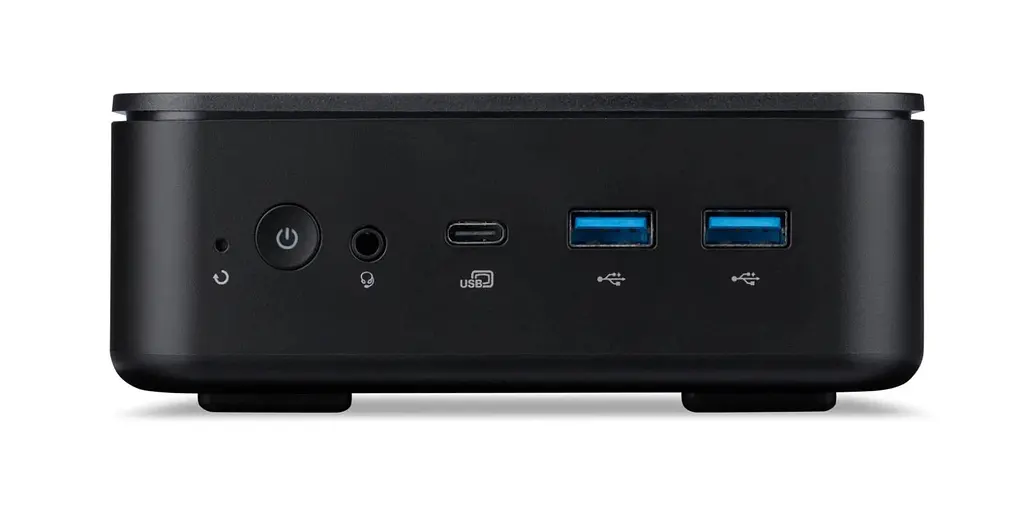 Acer Комп'ютер персональний неттоп Acer Veriton N1502G-13U3U MFF, Intel i3-1315U, 2*SO-DIMM, M.2SSD, UMA, WiFi, без ОС - фото 4