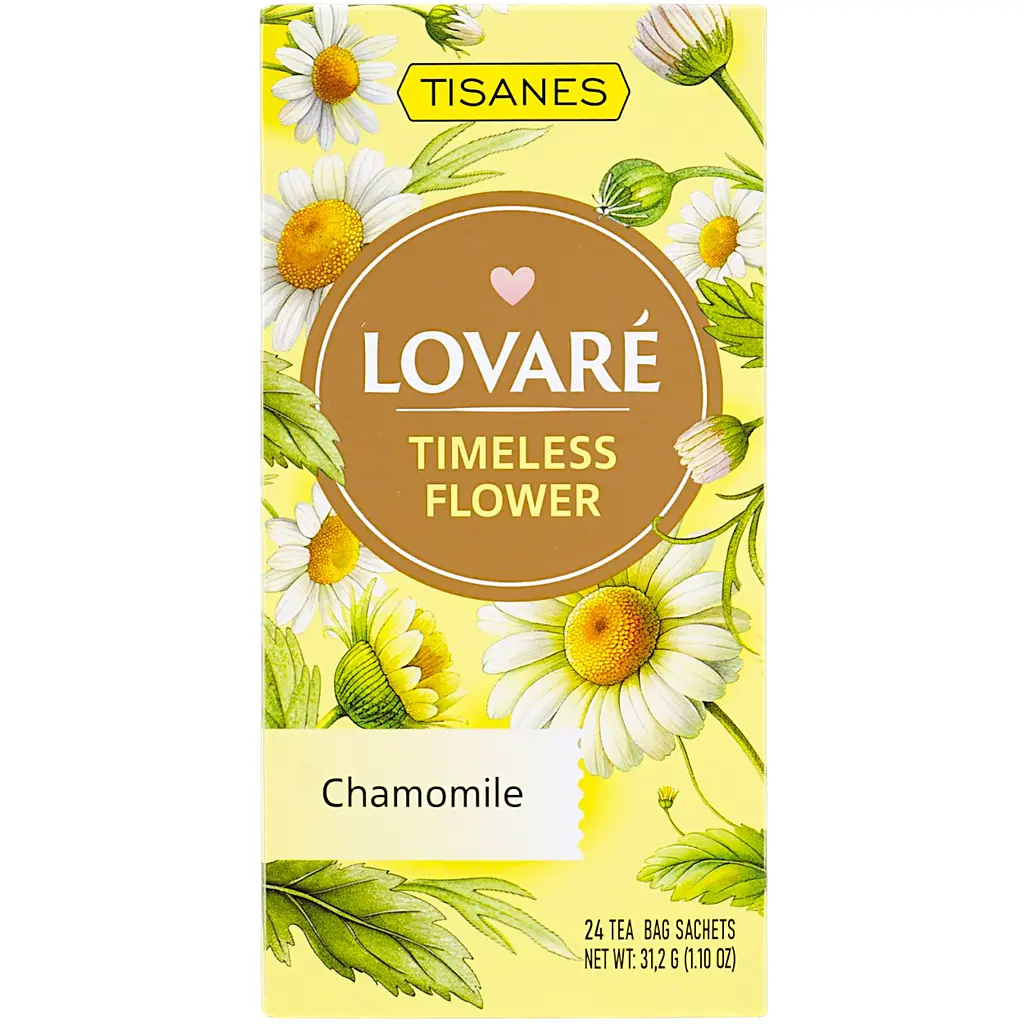 Чай Lovare Tisanes Timeless Flower з квітів ромашки 31.2 г (24 шт. х 1.3 г) - фото 3