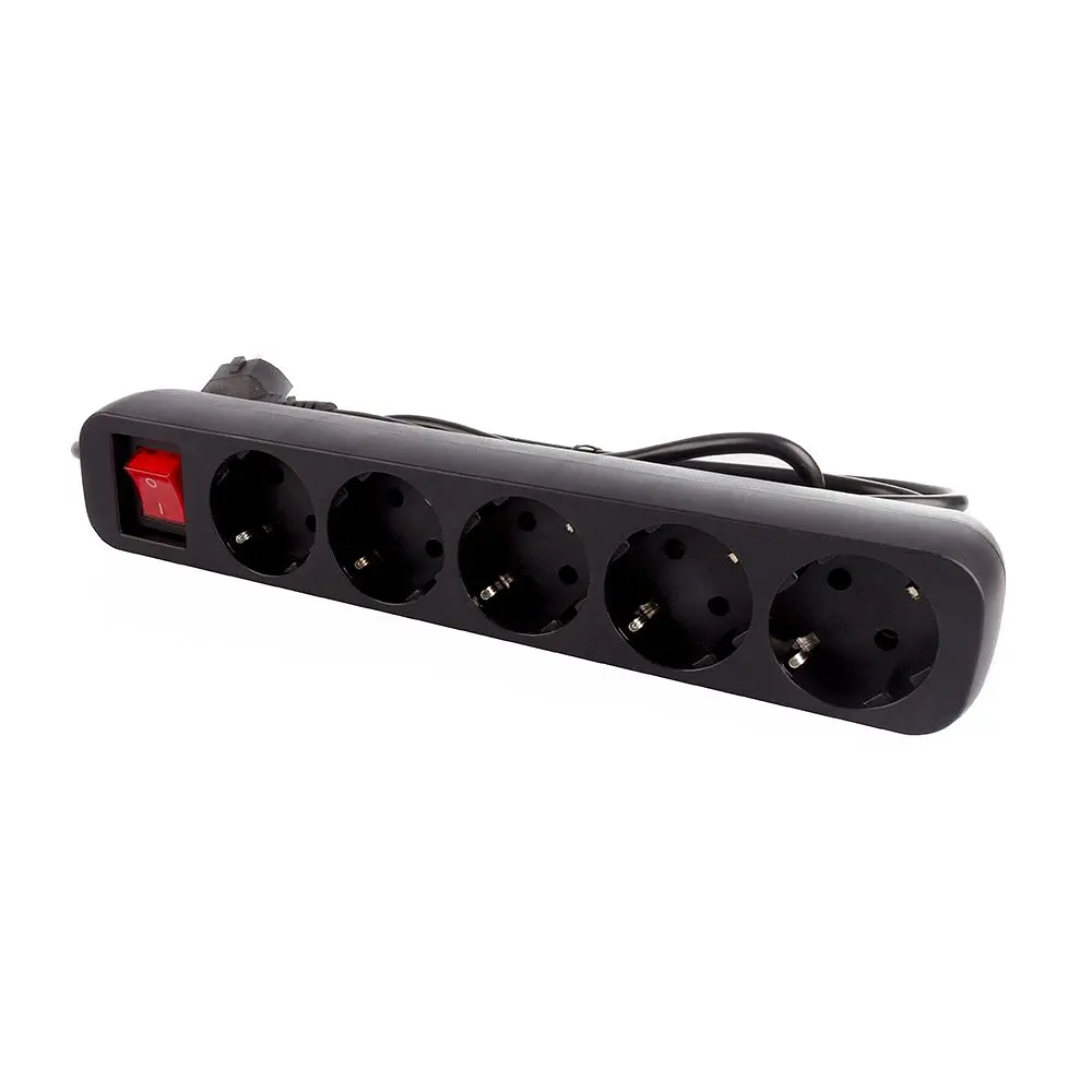 Мережевий фільтр ColorWay 5 розеток 5 м Black (CW-PSEA55BK) - фото 4