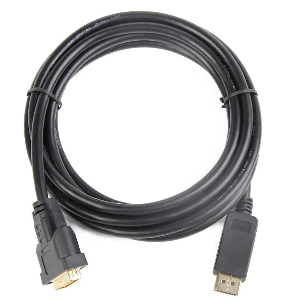 Кабель мультимедійний DisplayPort M to DVI M 1.0m 24+1pin Cablexpert (CC-DPM-DVIM-1M) - фото 2