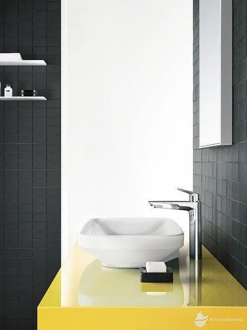 Смеситель для умывальника Hansgrohe Logis хром высота до излива 195 мм с донным клапаном (71090000) - фото 4