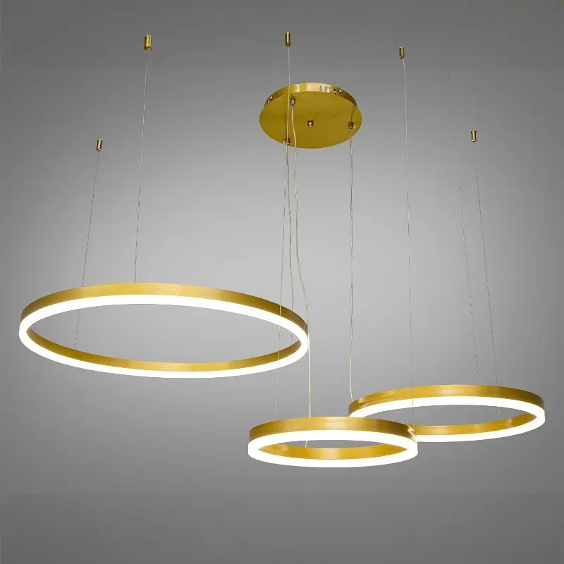 Люстра кільця LED 1029-600+400+300BR - фото 4