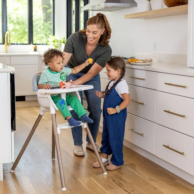 Стільчик для годування 3 в 1 Graco Presti М'ятний (3AJ999DEGEU) - фото 4