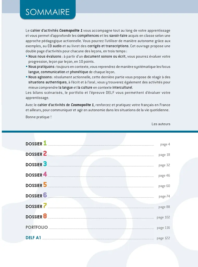 Cosmopolite Niveau 1: Cahier d'activites + CD audio - фото 2