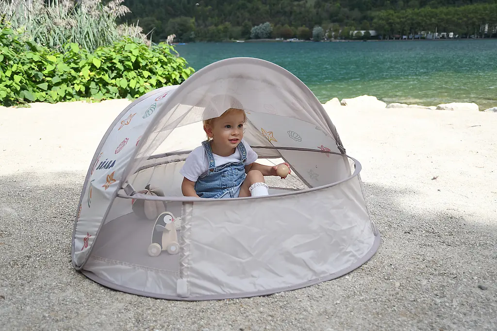 Палатка игровая Beaba Breezynest Anti UV 100х60 см песочная. - фото 10