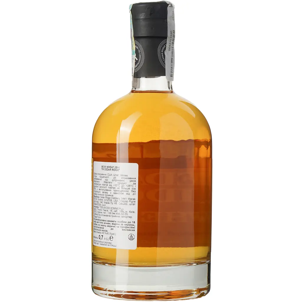 Віскі Cedar Ridge Wheat 40% 0.7 л - фото 2