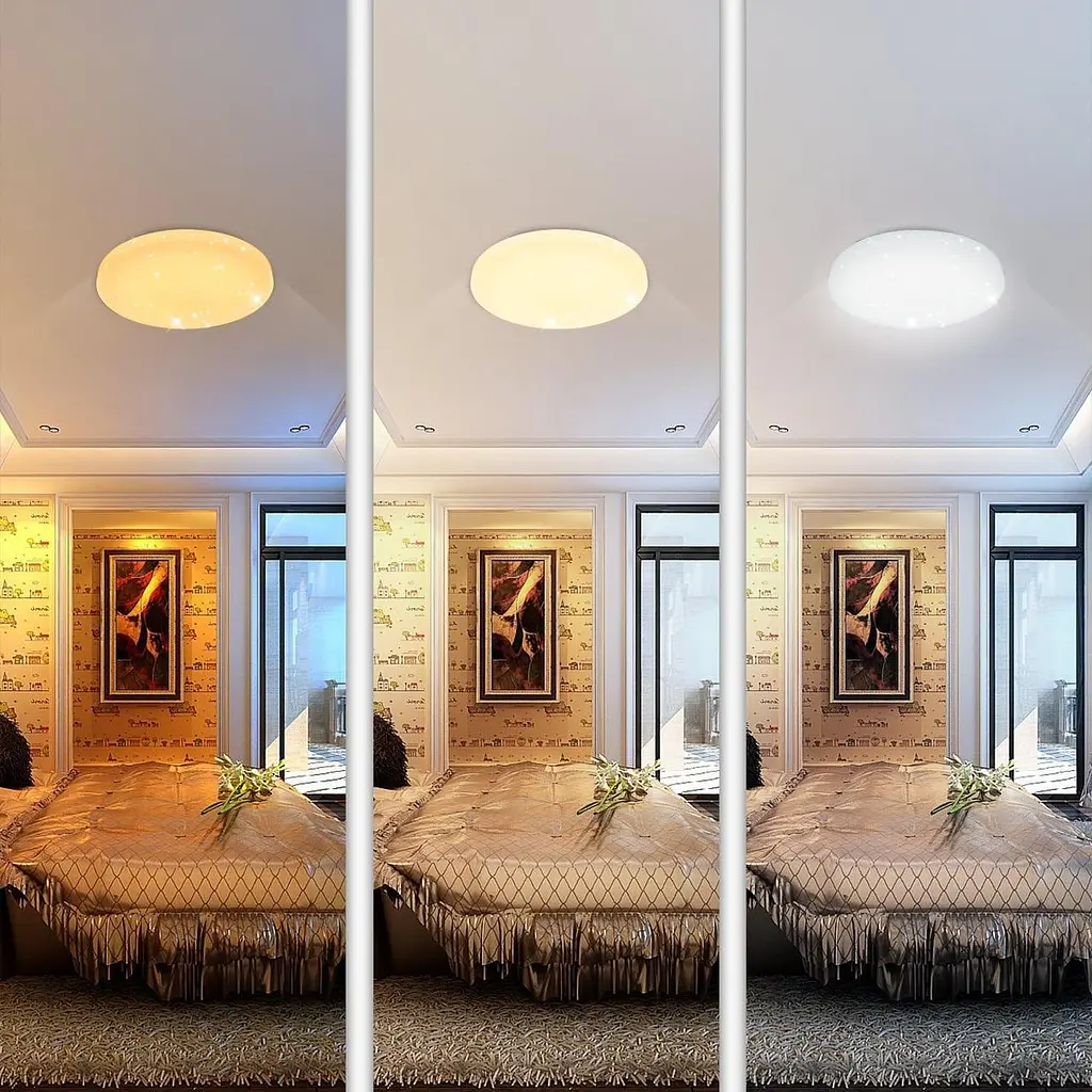 Стельова лампа зі зміною кольору VINGO 50 Вт LED Light Star Light 1 W теплий білий/холодний білий/білий, 45 x 45 x 9,5 см - фото 7