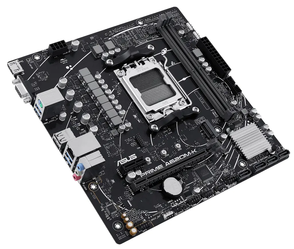 Материнская плата Asus Prime A620M-K Socket AM5 - фото 4