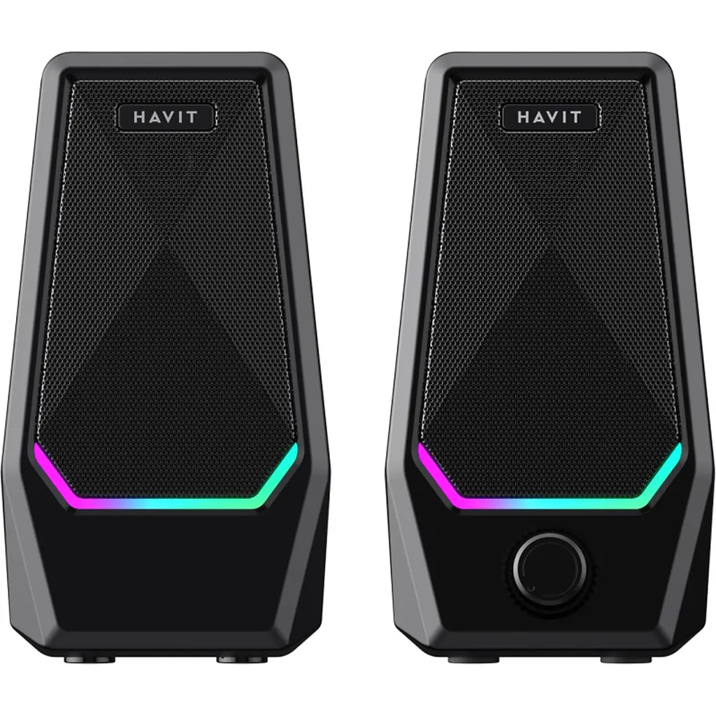 Акустична система Havit SK768 USB RGB Black (6939119042585) - фото 2