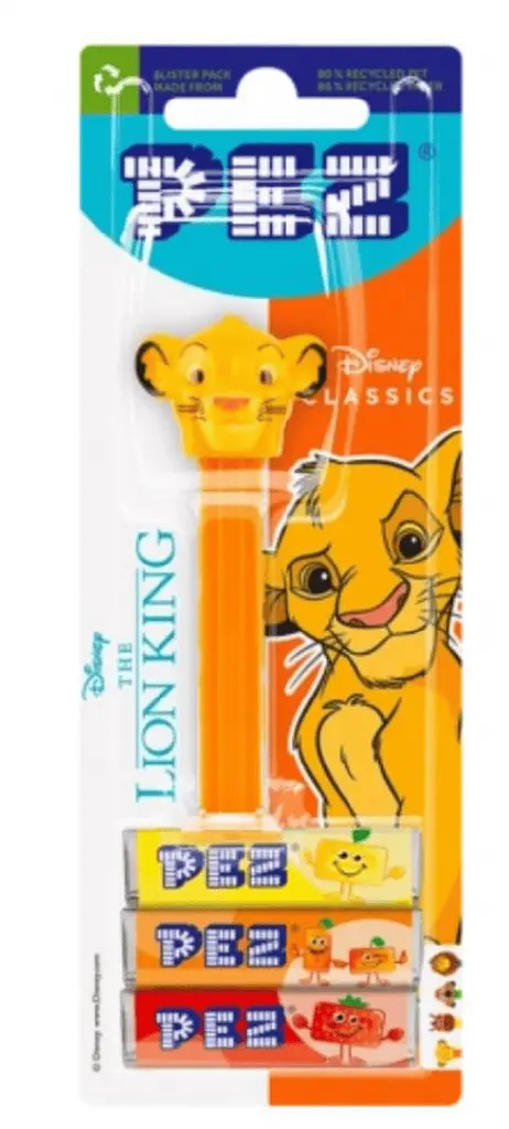 Диспенсер із цукерками Pez Disney The Lion King Simba 25.5 г
