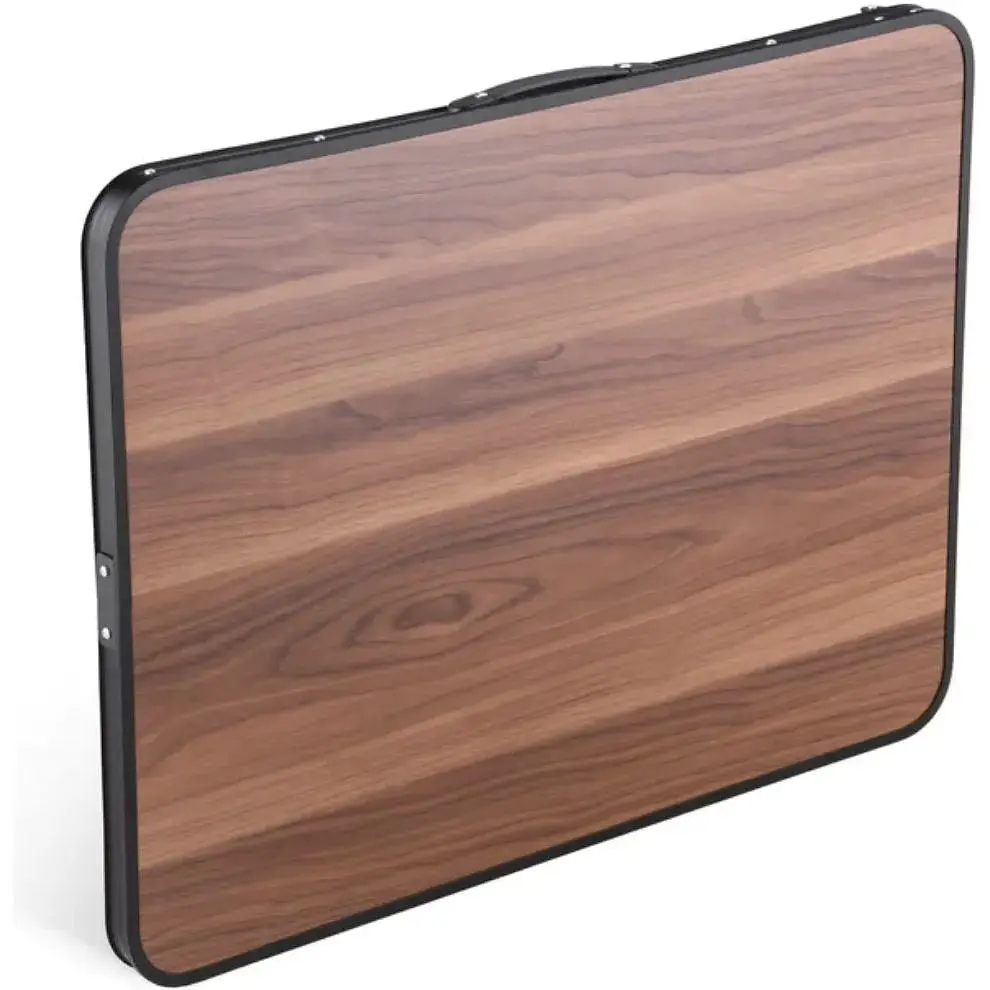 Кемпінговий стіл Outtec 80x60x70см розкладний коричневий - фото 4
