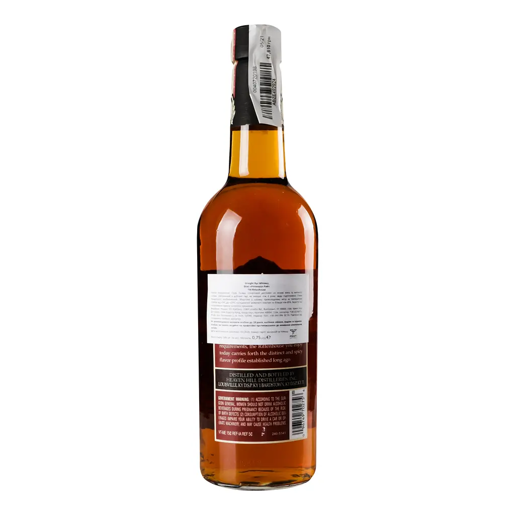 Виски Rittenhouse Rye, 50%, 0,75 л (809809) - фото 4