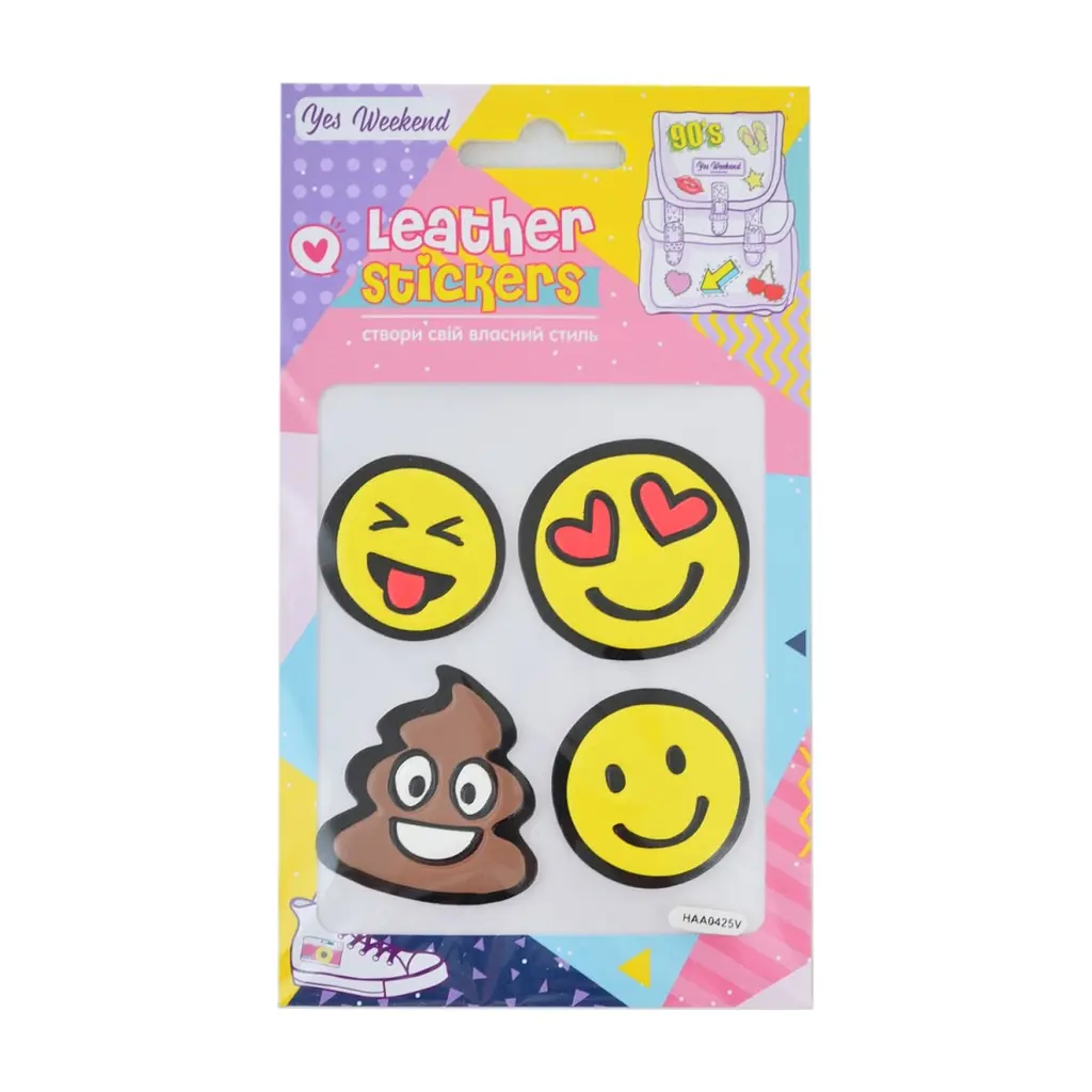 Стікер-наклейка Yes Leather stikers "Smile" (531628)