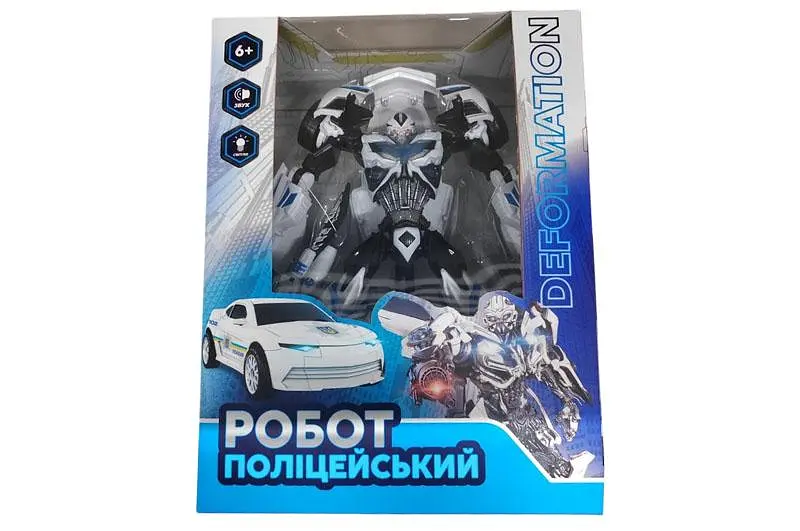 Трансформер 611-28UKR на батарейках, світло, звук, у коробці р.43,5x33.6x14.5 см
